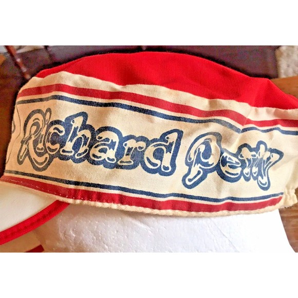 Richard Petty Painter's Cap NASCAR Vintage Fabric Hat #43 Auto Stock Car Racing - Picture 3 of 7